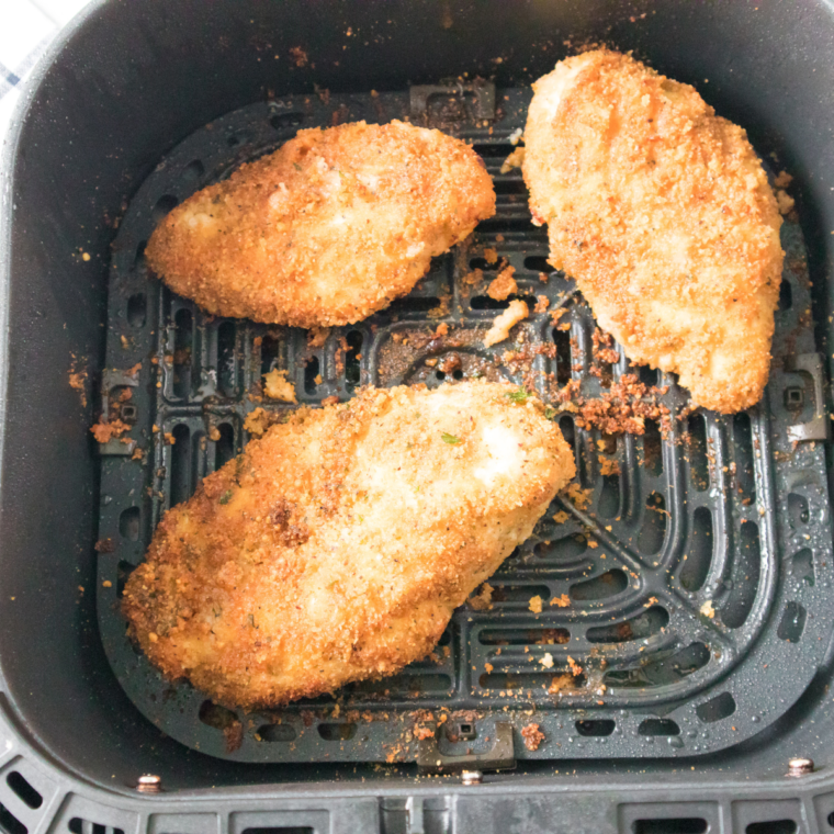 Air Fryer Parmesan Crusted Chicken Breast