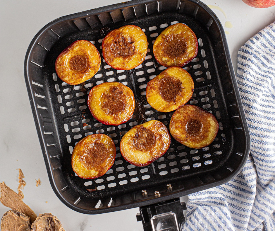 Air Fryer Peaches