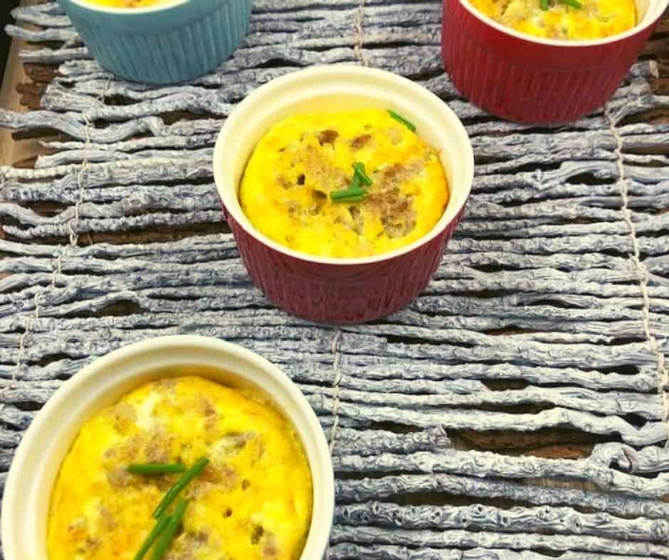 Air Fryer Sausage and Egg Casserole