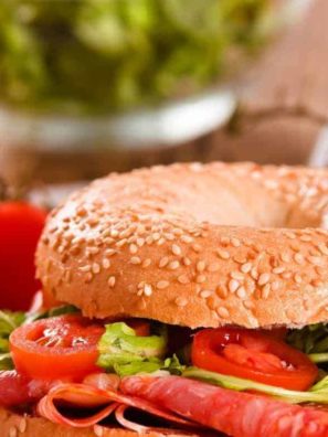 Air Fryer Sesame Bagels