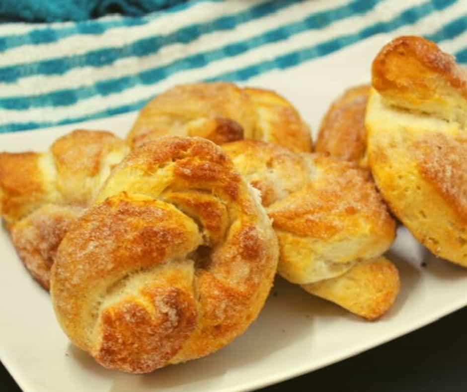 Air Fryer Sugar Knots