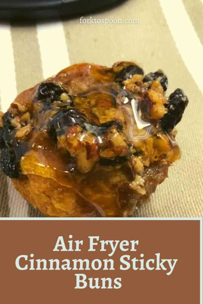 Air Fryer Cinnamon Sticky Buns