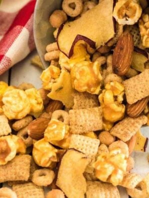 Air Fryer Caramel Apple Trail Mix