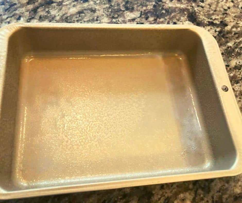 Spray Pan With Cooking Spray