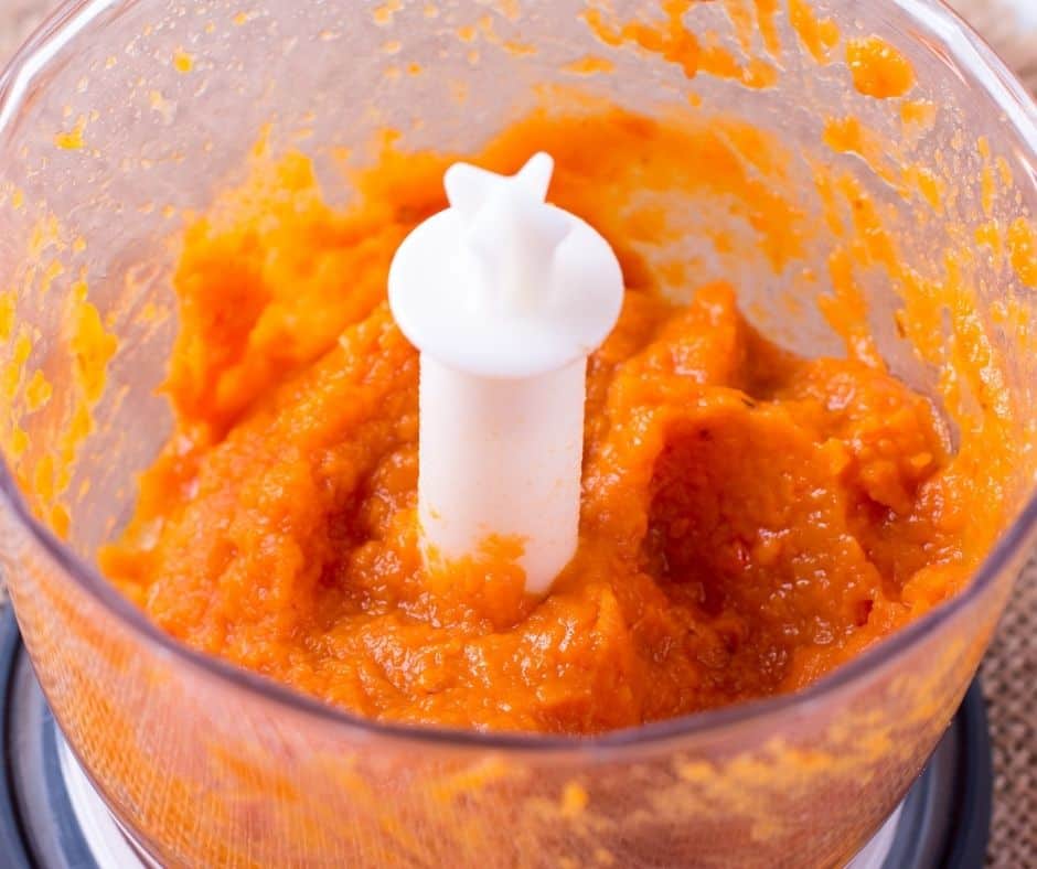 Blend Ingredents Air Fryer Gluten-Free Pumpkin Banana Nut Bread