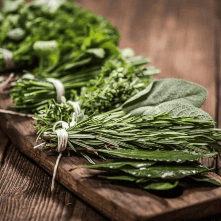 Ingredients Needed For Bonefish Grill's Chimichurri Sauce on kitchen table.