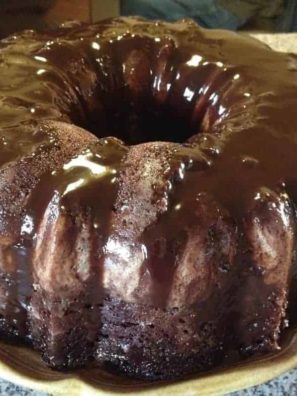Air Fryer Homemade Chocolate Bundt Cake