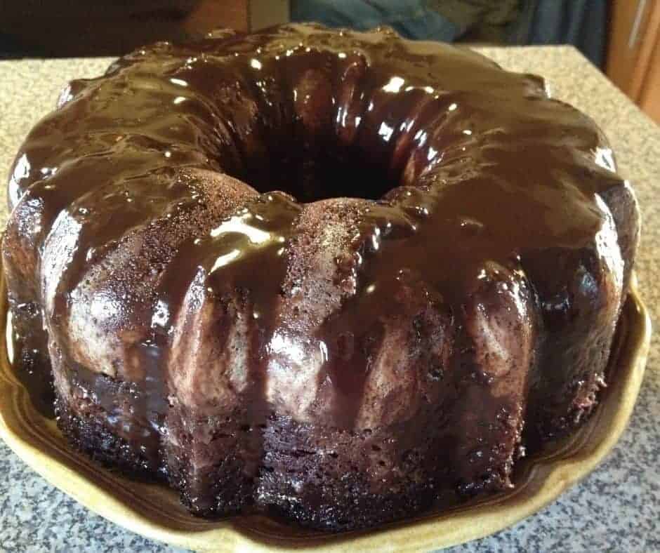 Air Fryer Homemade Chocolate Bundt Cake