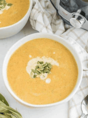 Instant Pot Cream of Butternut Squash Soup