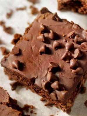 Air Fryer Chocolate Chip Brownies