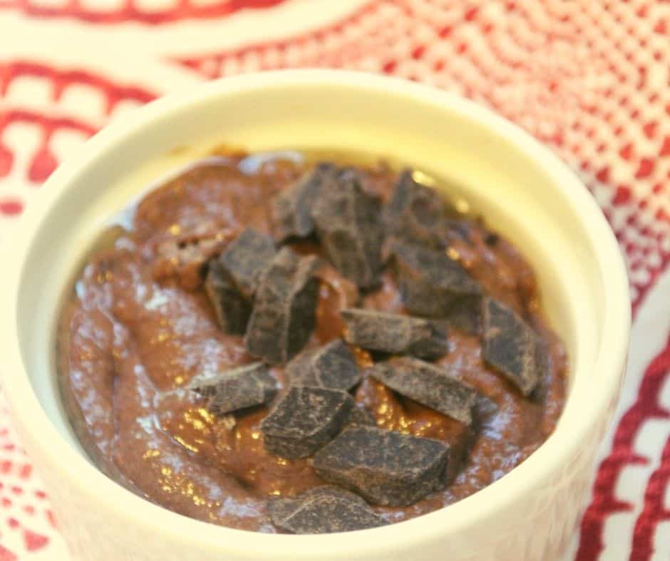 Mug Cake Batter in Ramekin