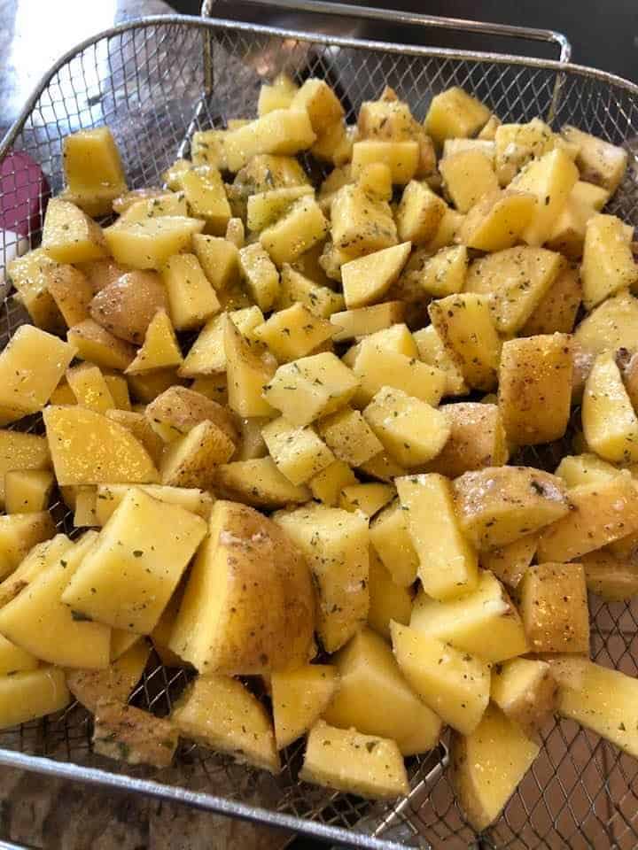Air Fryer Ranch Roasted Potatoes