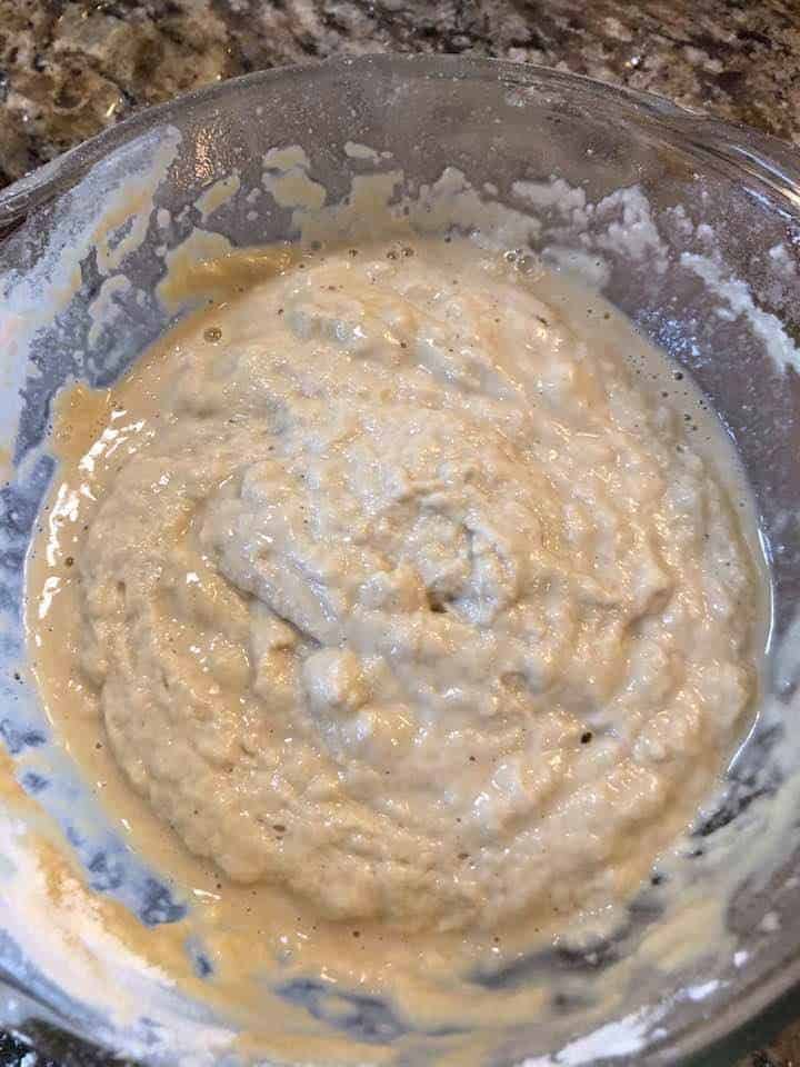 Beer Batter in Bowl How To Make Air Fryer Beer Battered Fish