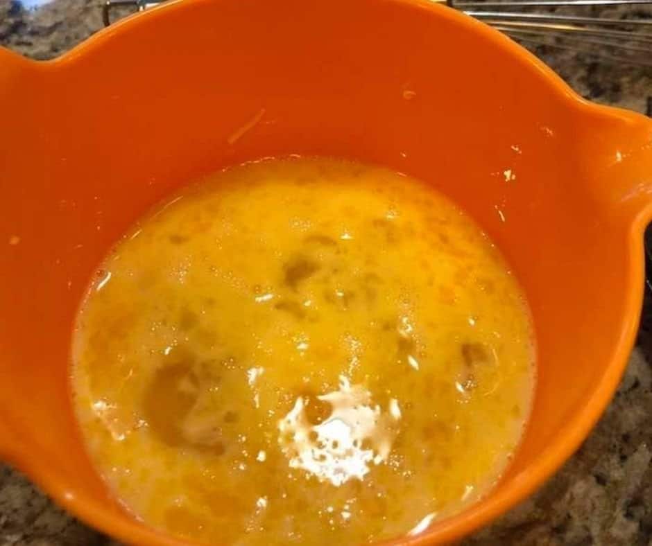 Air Fryer Mini Cheese Frittatas in Bowl