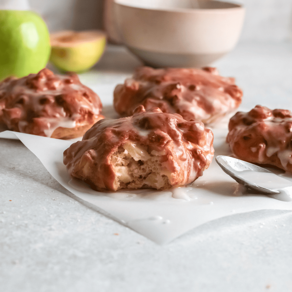 Air Fryer Apple Fritters