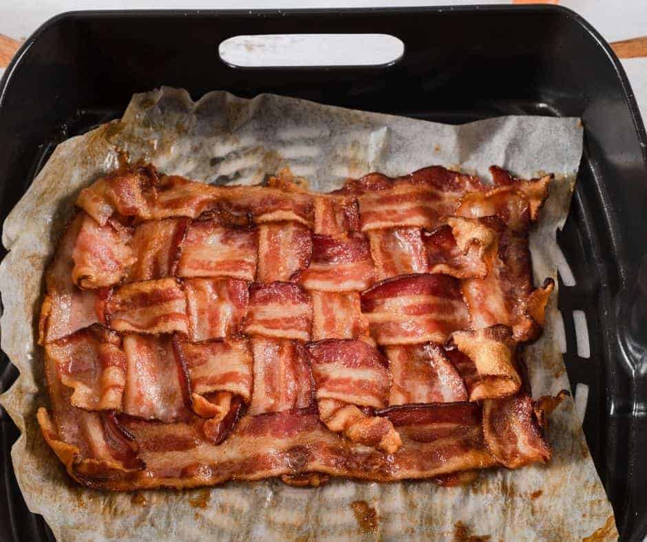 Air Fryer Bacon Weave
