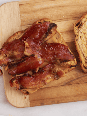 Air Fryer Brown Sugar Candied Bacon