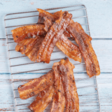 Air Fryer Brown Sugar Candied Bacon