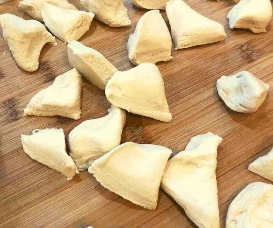 Cut Biscuit Dough