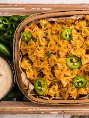 Air Fryer Cool Ranch Pasta Chips