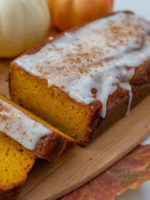 Air Fryer Homemade Pumpkin Bread