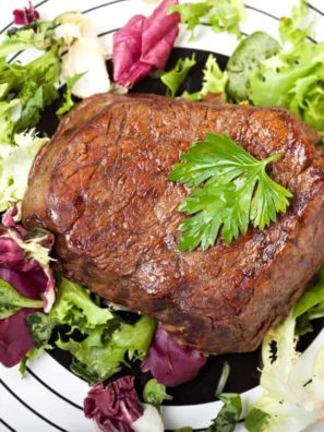 Air Fryer Bison Steak Medallions