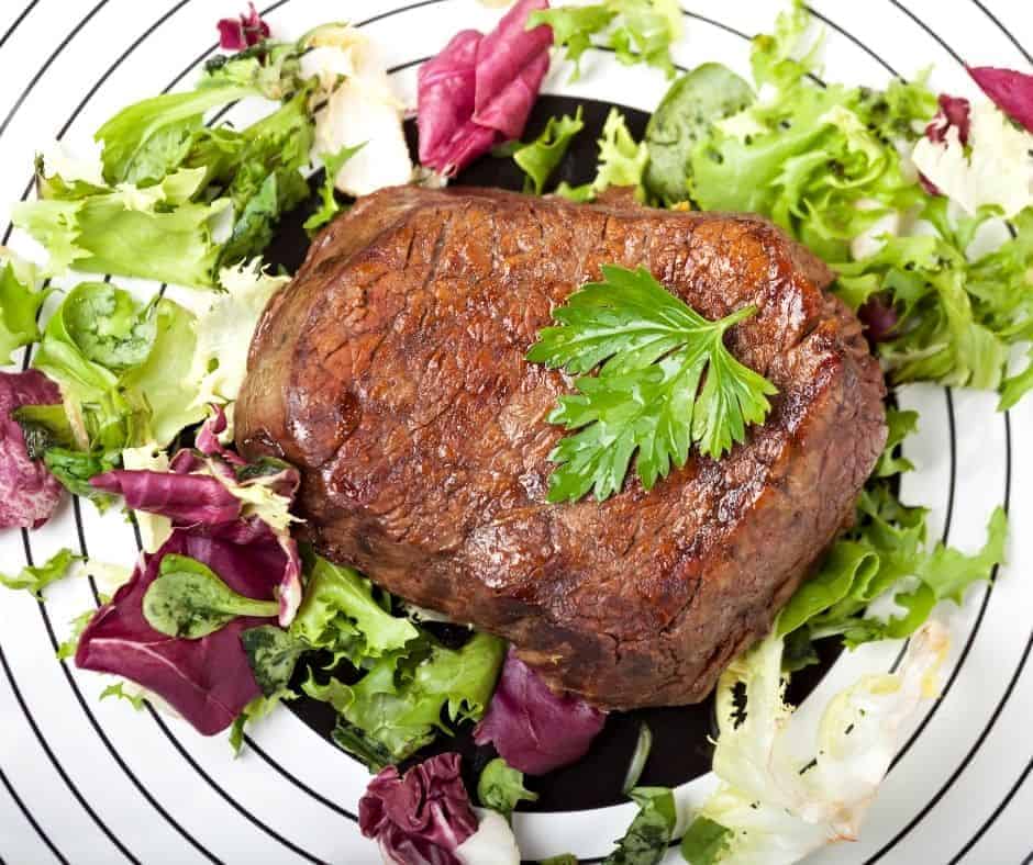 Air Fryer Bison Steak Medallions