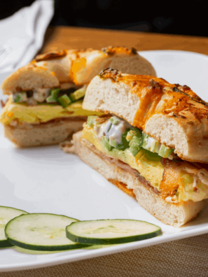 Air Fryer Coconut Bagels