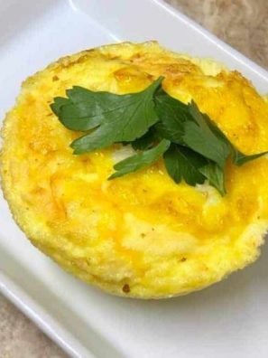 Air Fryer Mini Cheese Frittatas