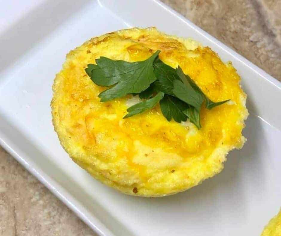 Air Fryer Mini Cheese Frittatas