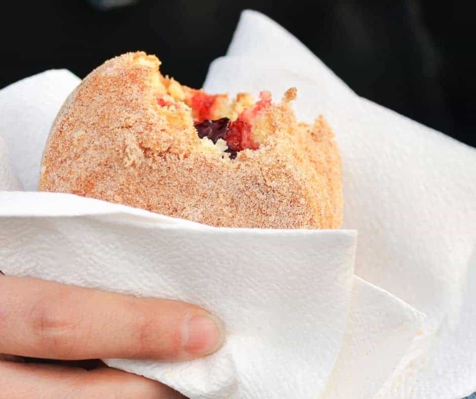 Air Fryer Mini Jelly Donuts