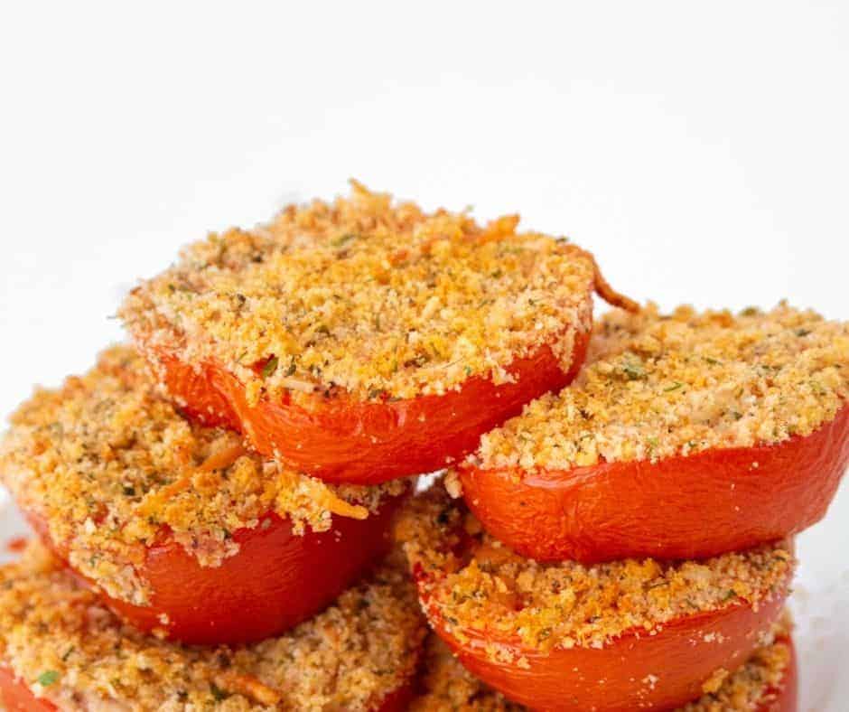 Air Fryer Parmesan Tomatoes