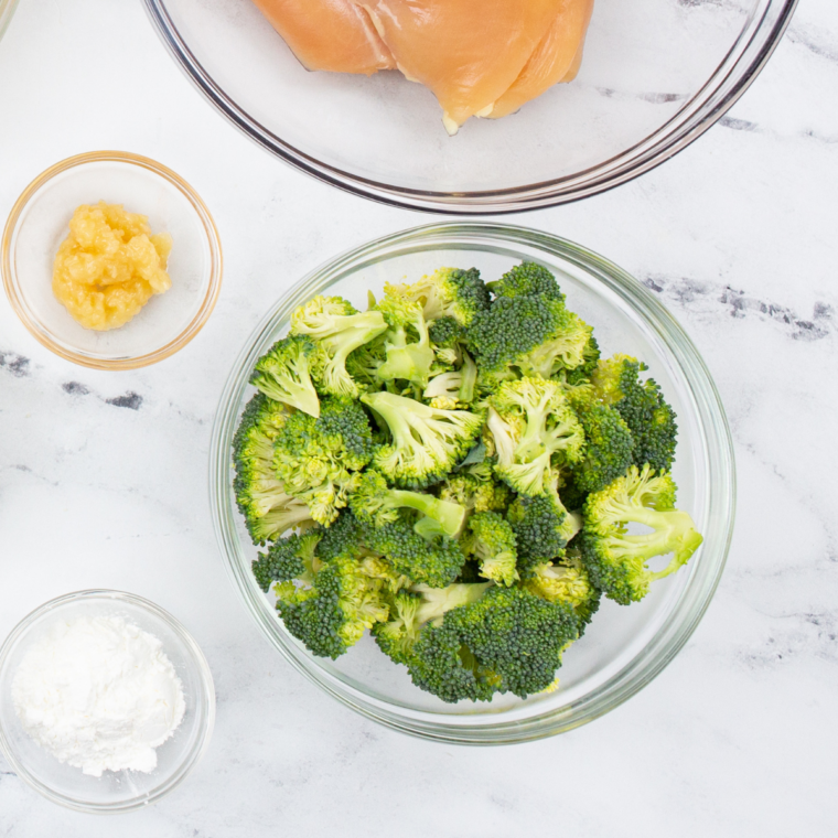 Air Fryer Roasted Broccoli with Garlic