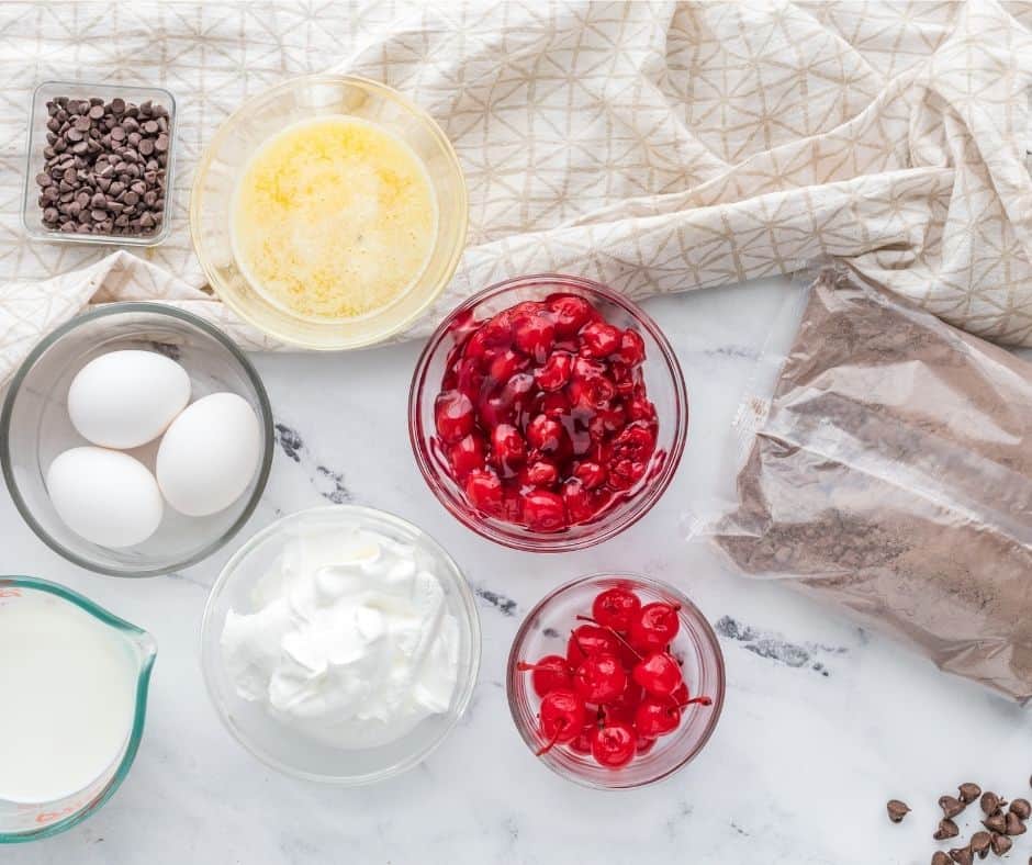 Air Fryer Black Forest Cupcakes