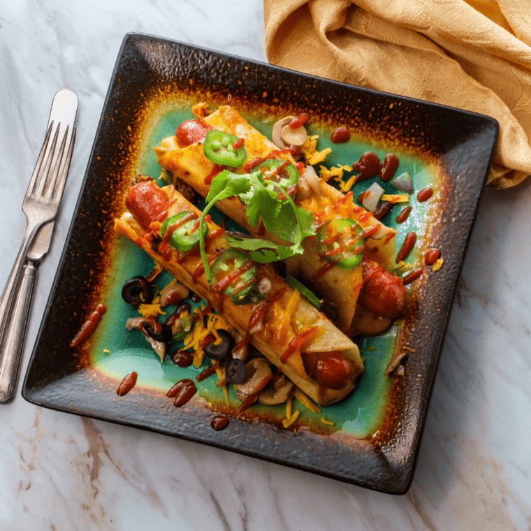 air fryer hot dog taquitos