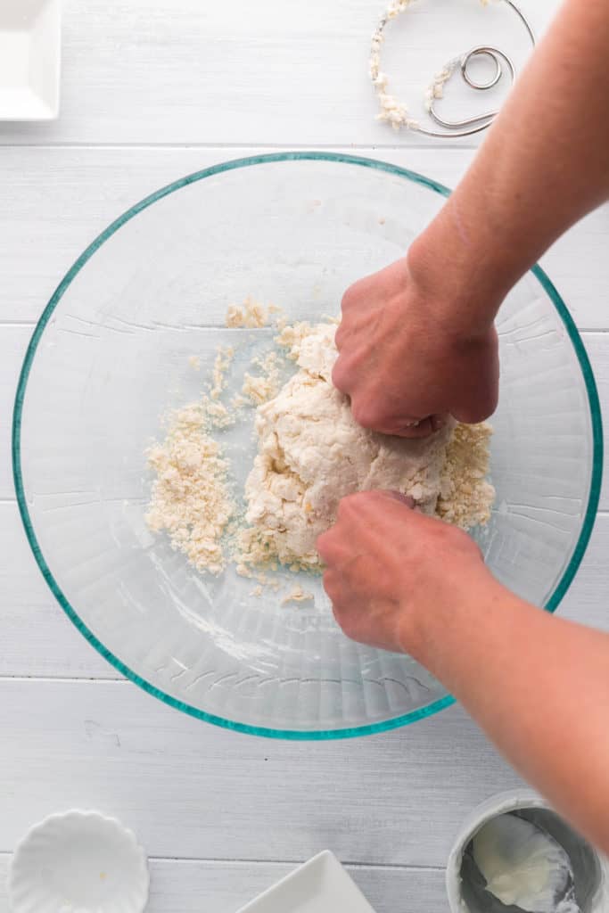 Form Dough With Your Hands for Dunkin Donut Air Fryer Bagel Minis