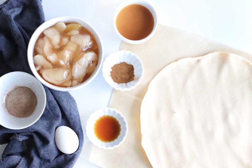 Ingredients Needed for Air Fryer Caramel Apple Hand Pies