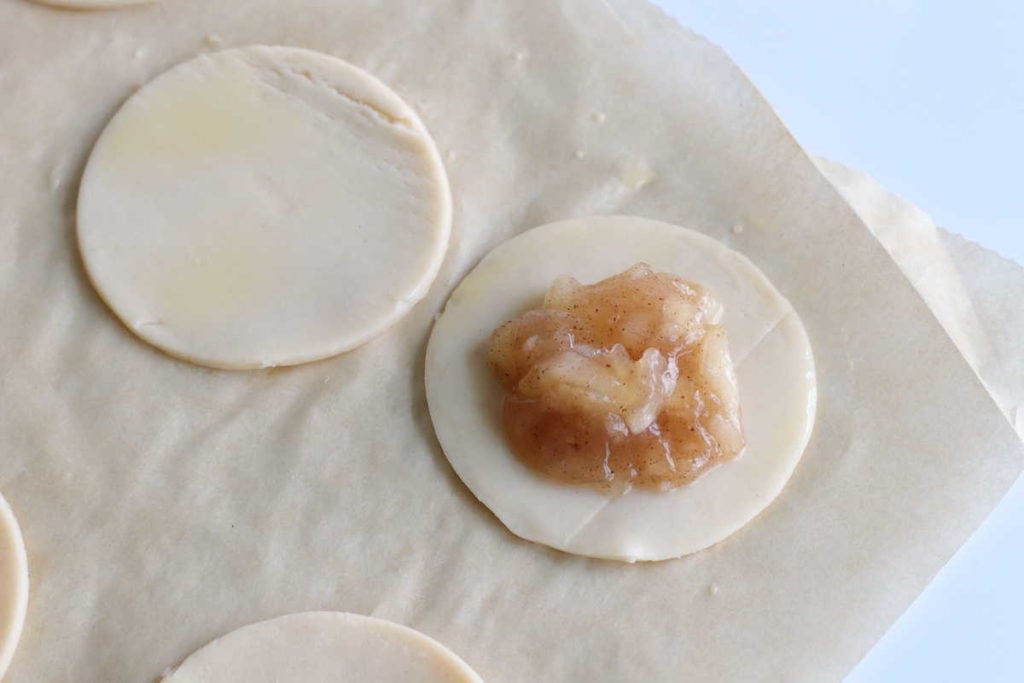 Pie Filling in Biscuit Dough