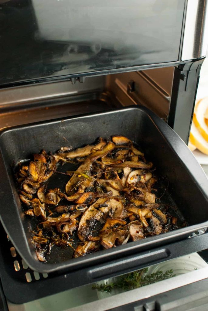 Air Fryer Mushrooms & Thyme Grilled Cheese
