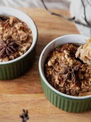 Air Fryer Apple Pie Baked Oatmeal