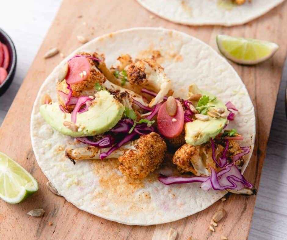Air Fryer Cauliflower Tacos