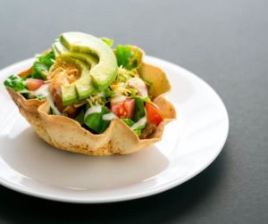 Air Fryer Taco Salad Bowls