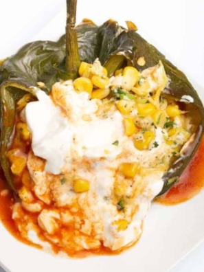 Air Fryer Chile Relleno