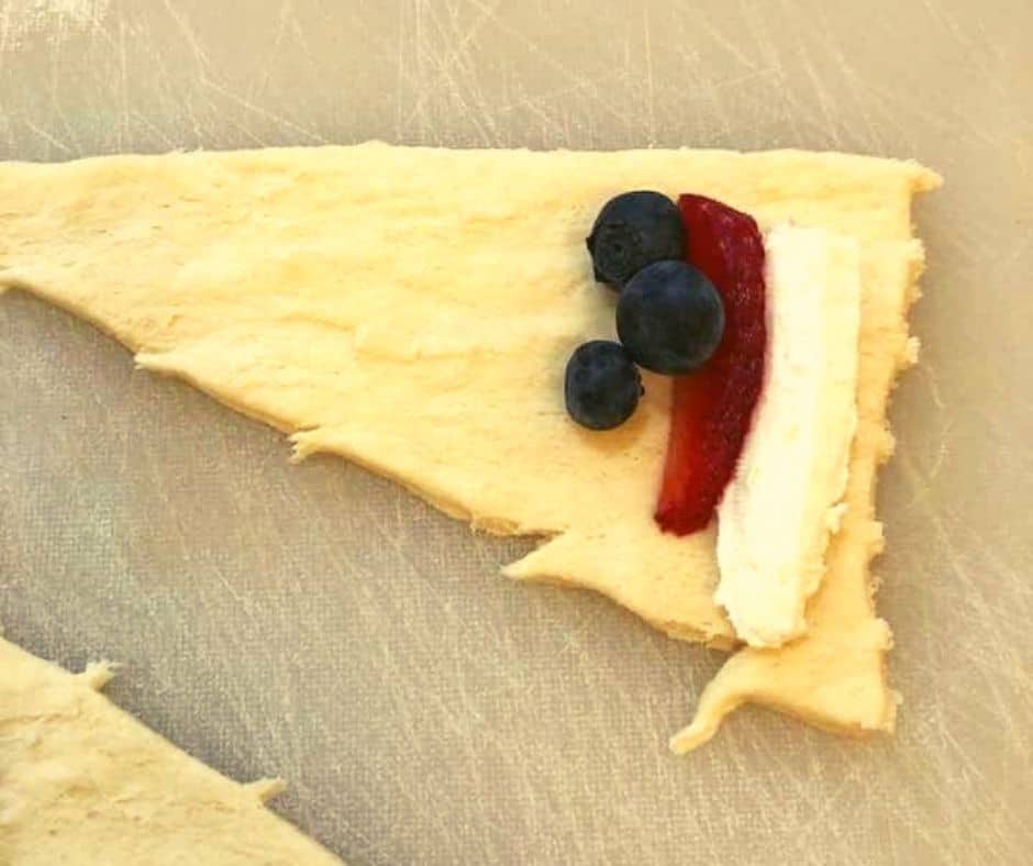 Air Fryer Cream Cheese Stuffed Crescent Rolls