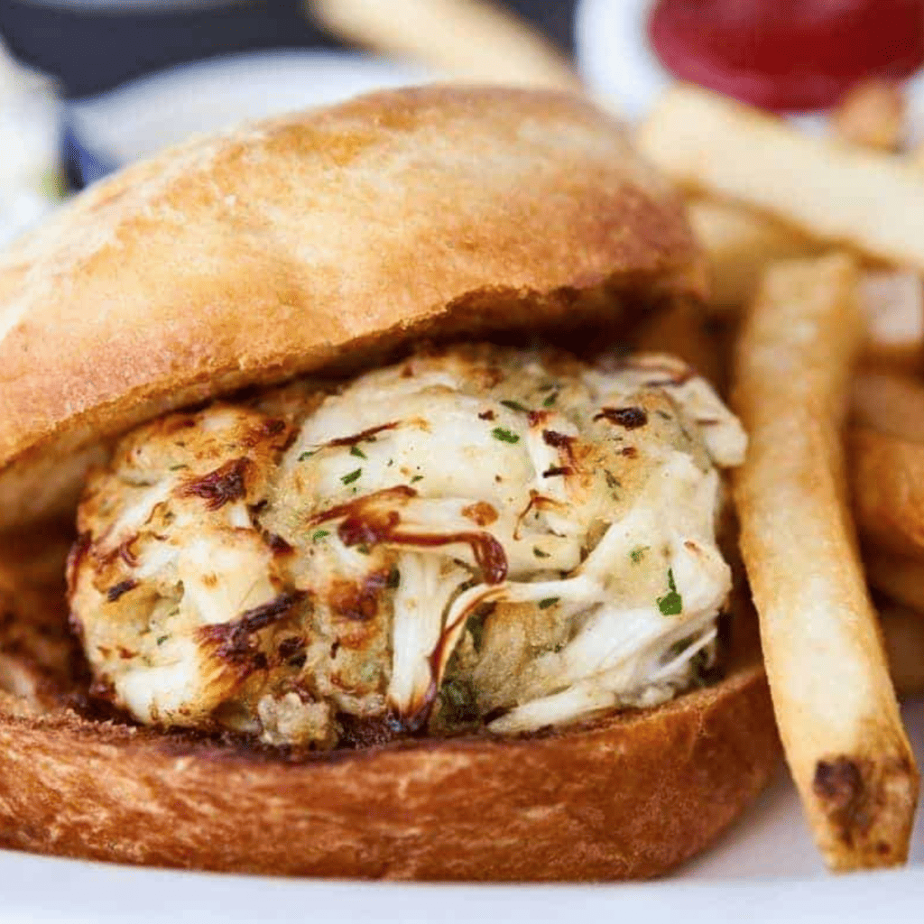 Air Fryer Crab Cake Sandwiches