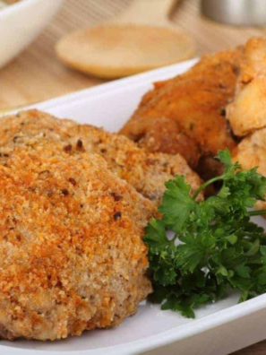 Air Fryer Crispy Honey Mustard Chicken