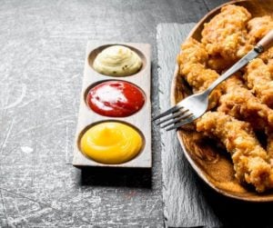 Air Fryer Frozen Chicken Tenders or Strips (Breaded)