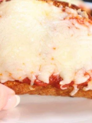 Air Fryer Garlic Bread Pizza Toast