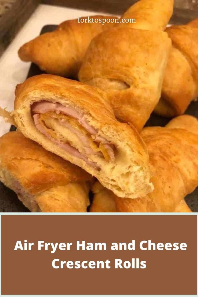 Air Fryer Ham and Cheese Crescent Rolls
