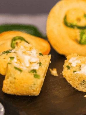 Air Fryer Jalapeno Corn Muffins